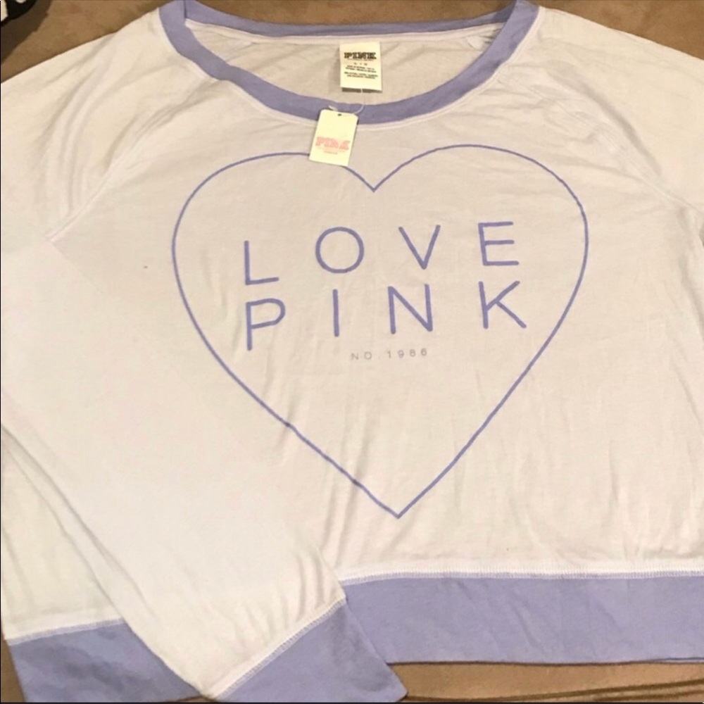 LOVE PINK long sleeved shirt NWTs - Picture 4 of 5